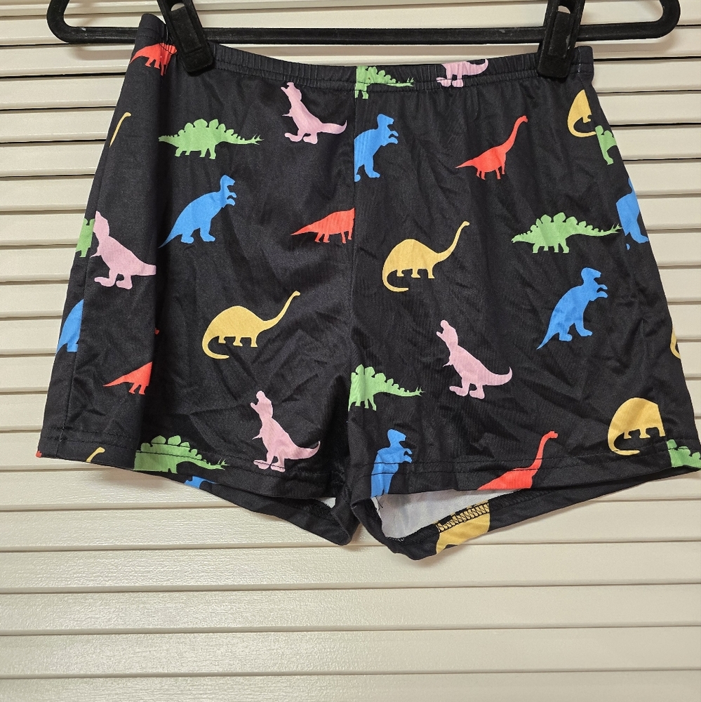 SHEIN - Dinosaur Pattern Lightweight Shorts